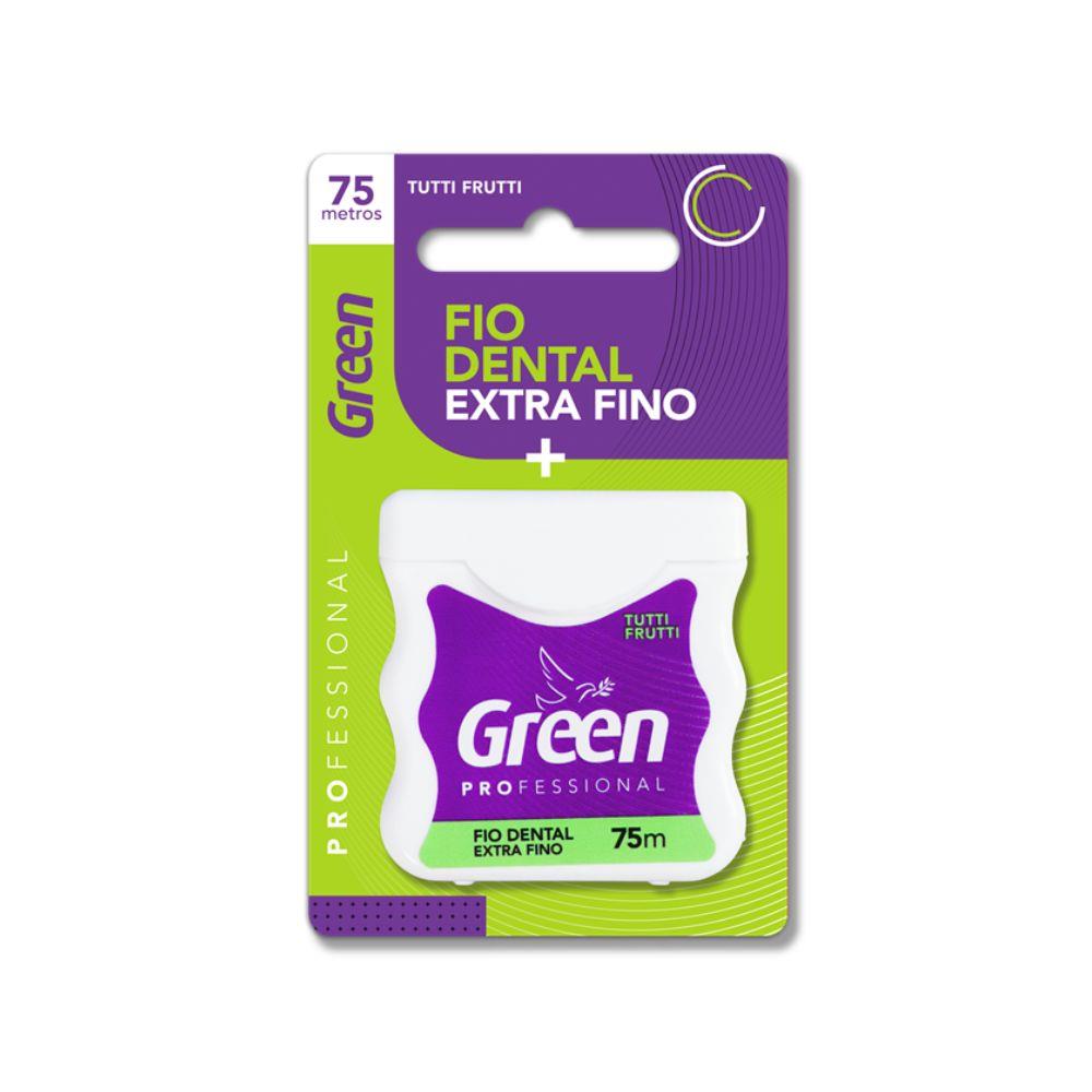 Fio Dental Extra Fino 75m - Green