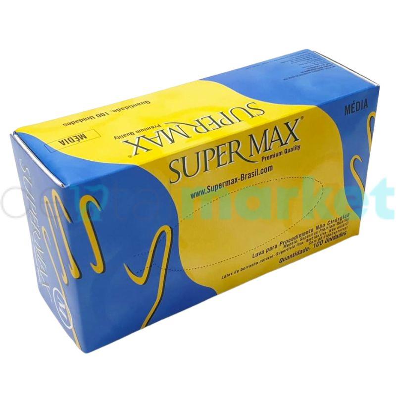 Luva Premium Quality M - 10 cartuchos - Supermax