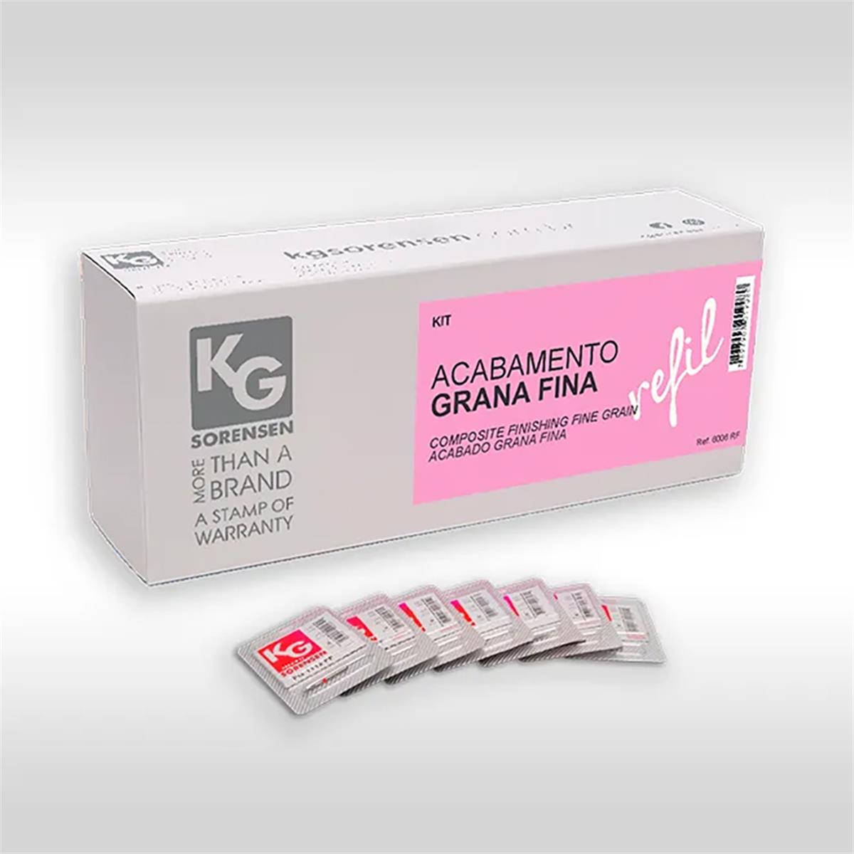 Kit Refil Acabamento Grana Fina - Ref.: 6006RF - KG SORENSEN