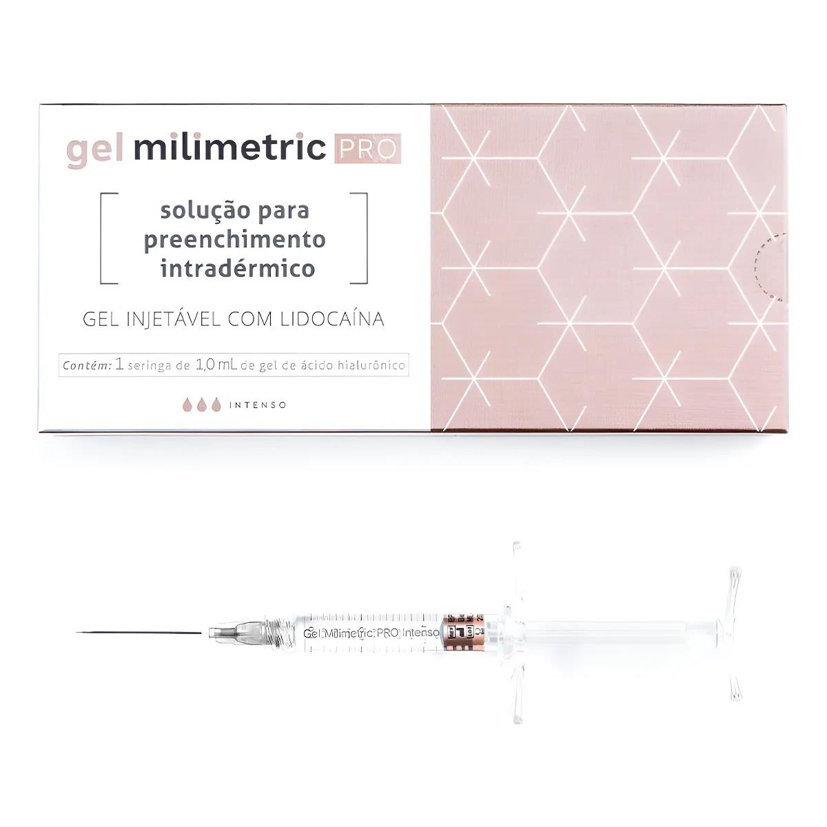 Ácido Hialurônico Milimetric Pro Intenso Gel C/AG - 1ml