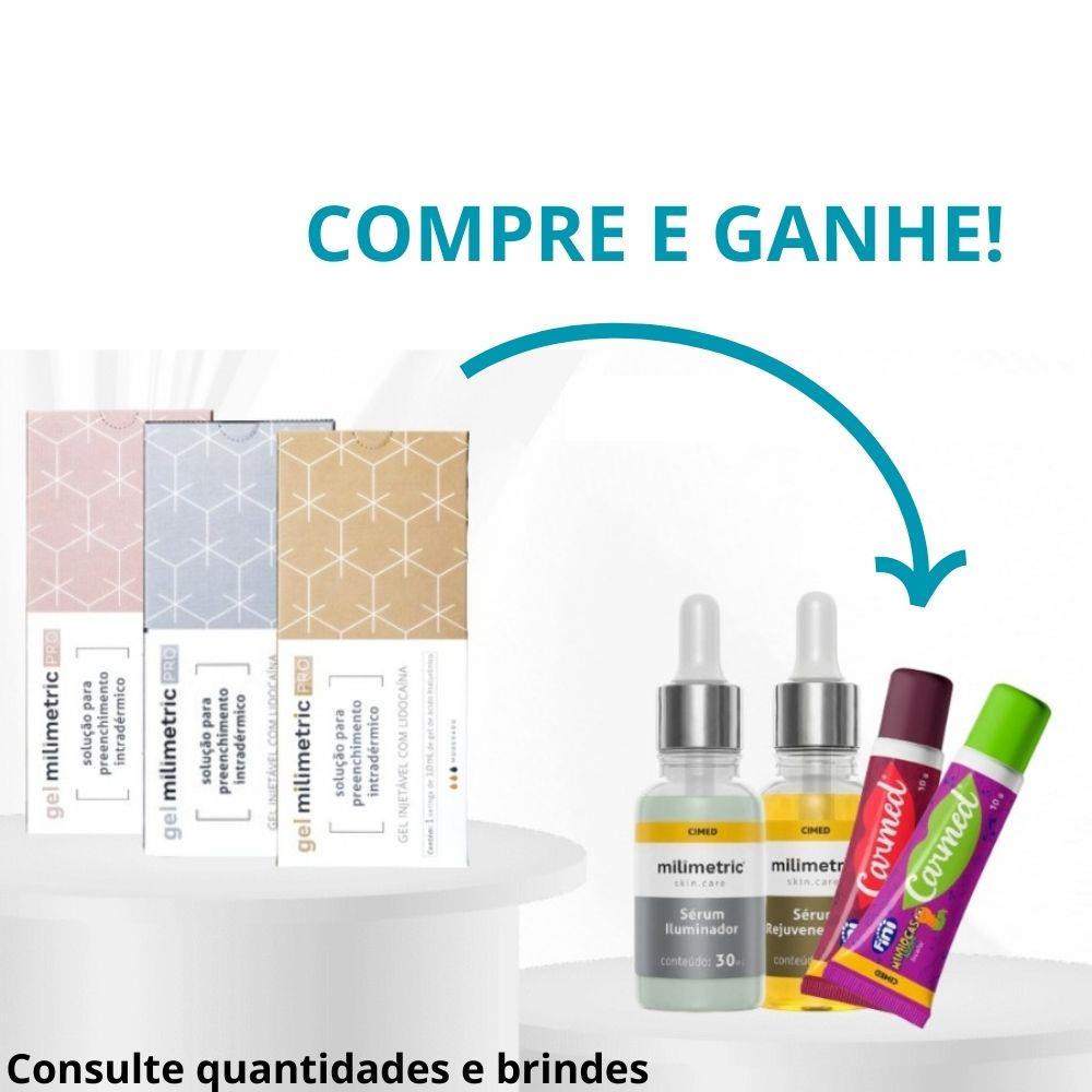 Compre 04 Ácido Hialurônico Milimetric e Ganhe 02 Carmed Sortido